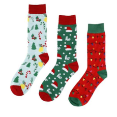 Christmas Socks, Mens, Assorted Designs